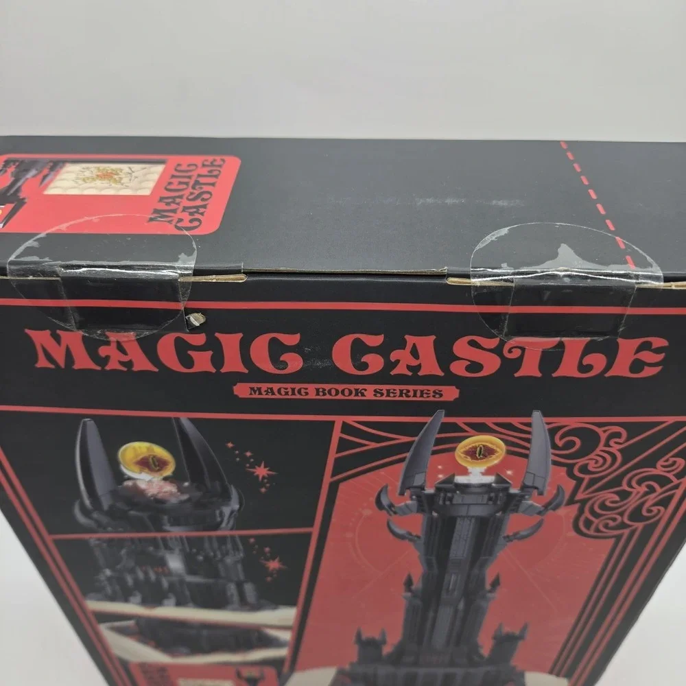 Creative Black Tower Magic Book Building Block Expert Idea Dark Tower 969 Pieces